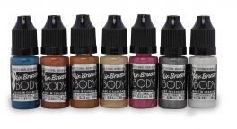 Body Set #2 Primary Shimmers Mini Set - 7 x 10ml Airbrush  (Can only be purchased 100 Units)