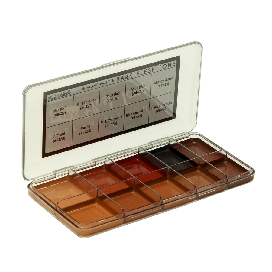 Alcohol Detailing Palette - Dark Flesh Tone - Large