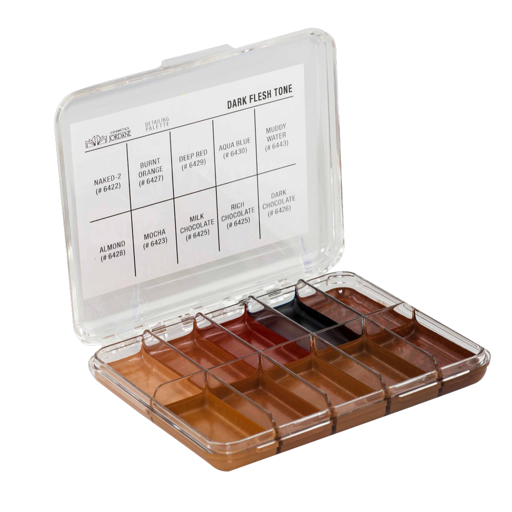 Alcohol Detailing Palette - Dark Flesh Tone - Mini