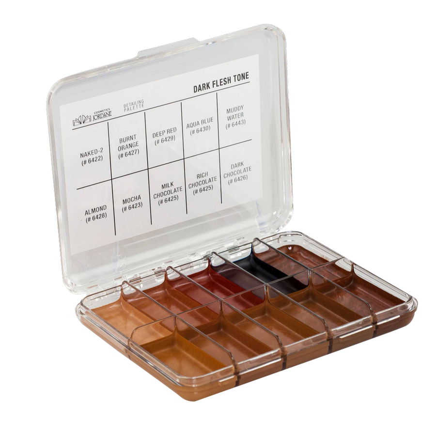 Alcohol Detailing Palette - Dark Flesh Tone - Mini