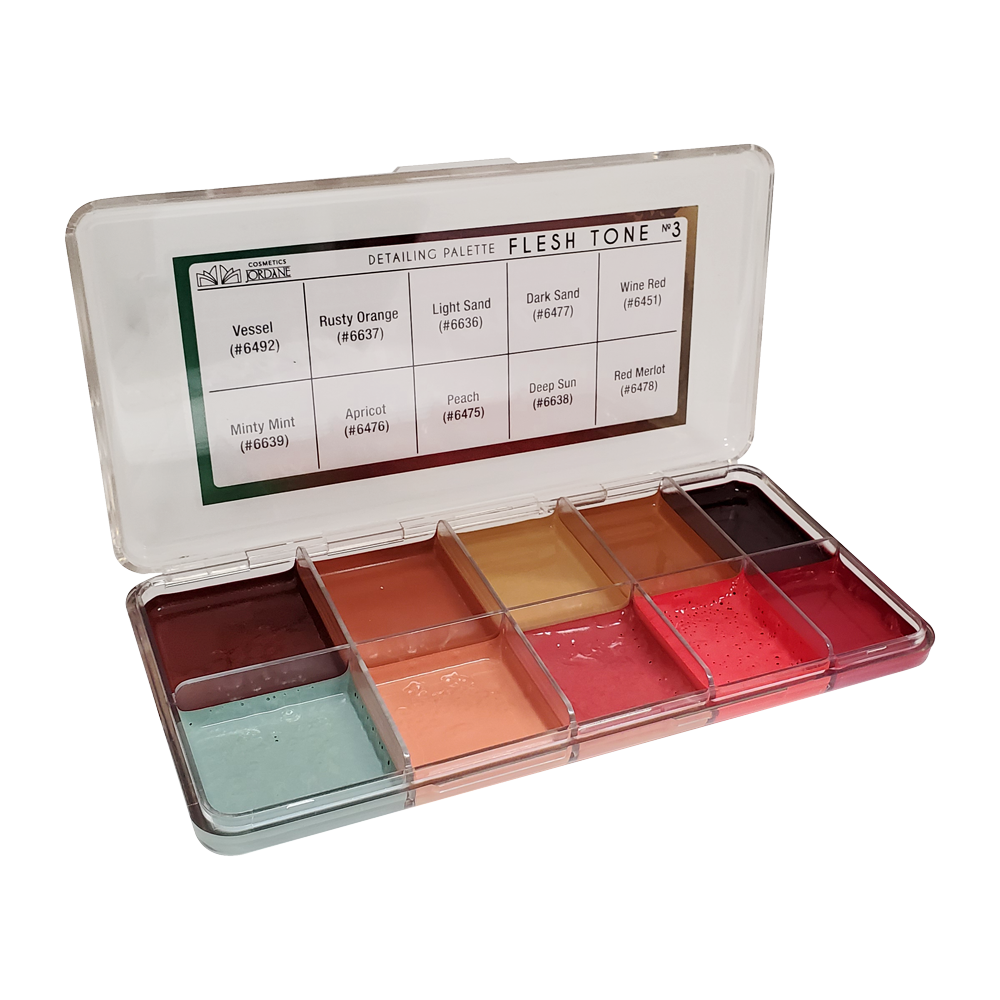 Alcohol Detailing Palette -  Flesh Tone 3 - Large