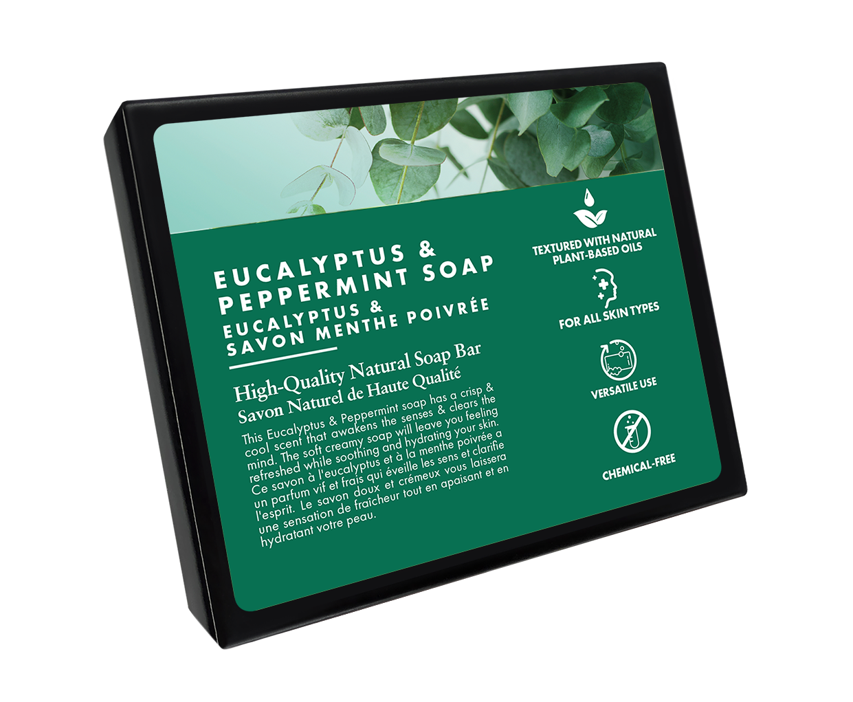 All Natural Soap Eucalyptus & Peppermint 120g