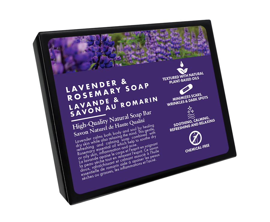 All Natural Soap Lavender & Rosemary Bar