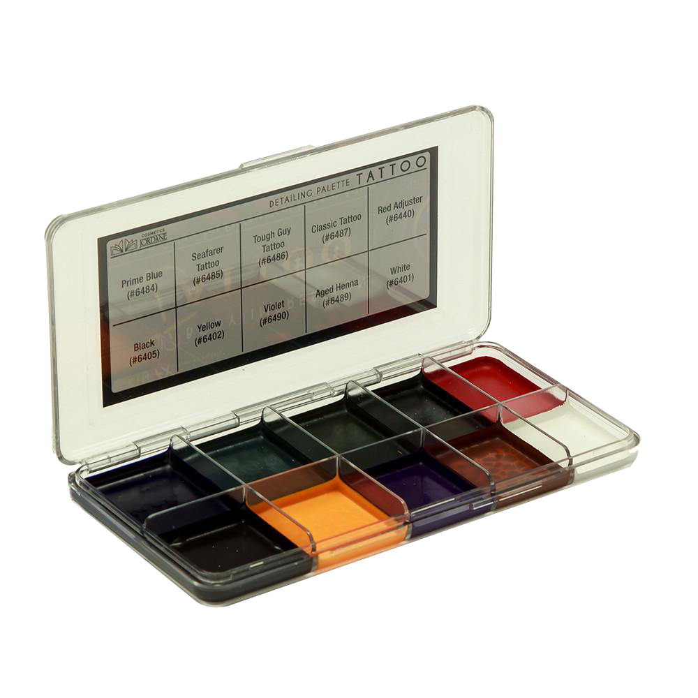 Alcohol detailing Palette - Tattoo Effects - Large