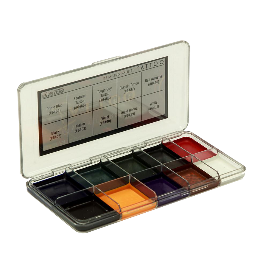 Alcohol detailing Palette - Tattoo Effects - Large