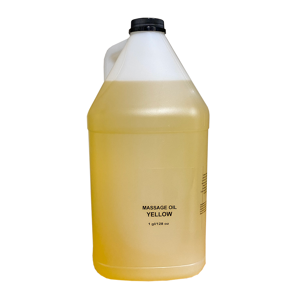 Massage Oil - Yellow - 128 oz / 1 gl