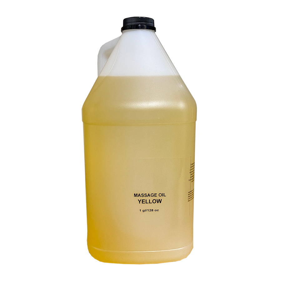 Massage Oil - Yellow - 128 oz / 1 gl