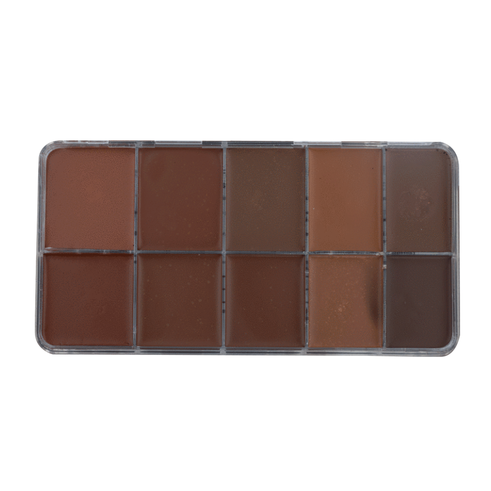 HD Cream Foundation Dark (10) Palette